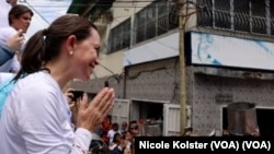 María Corina Machado aspira a ser electa en primarias como la candidata de oposición a enfrentar al oficialismo en las elecciones de 2024