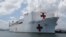 El buque hospital de la marina estadounidense USNS Comfort. 