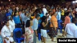 Pastor Alain Toledano en El Salao, Santiago de Cuba..