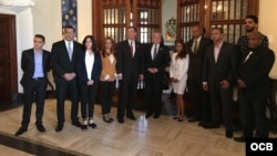 Reunión del secretario de Estado interino de EEUU, John Sullivan, con representantes de la sociedad civil independiente de Cuba y Venezuela.