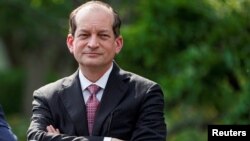El Secretario del Trabajo, Alex Acosta, en una imagen de archivo.