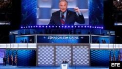 Tim Kaine, en el tercer día de la Convención Nacional Demócrata 2016