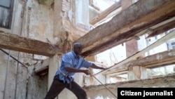 Reporta Cuba. Jugarse la vida en el trabajo. Foto: Serafín Morán.