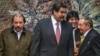 En la foto Daniel Ortega, Nicolás Maduro, Evo Morales y Raúl Castro. 