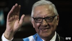 El presidente de Guatemala, Alejandro Maldonado Aguirre.