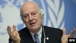 Staffan de Mistura, enviado especial de la ONU para Siria.