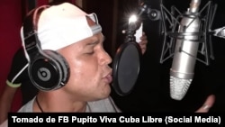 El raperto contestario "Pupito MC" se pronunció contra el Decreto-Ley 349 y por la libertad de los presos políticos del 11J.