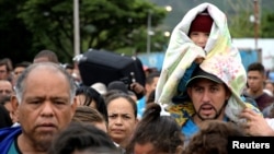 Refugiados venezolanos en Colombia.