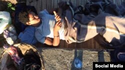 Luis Manuel Otero Alcántara, en la etapa final de su peregrinación.