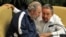 Fotografía de archivo de los hermanos Fidel y Raúl Castro.