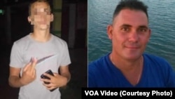 Alejandro Peñafuerte, de 17 años, y William Tamayo Tuñon, de 41 años, identificados como desaparecidos en el mar por sus familiares en Cuba.