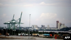 Vista del Puerto de Mariel.