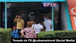 Una de las oficinas de Cubamax en Estados Unidos.