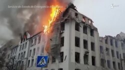 Fuertes explosiones el miércoles en Kiev Fuertes explosiones el miércoles en Kiev