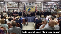 La Brigada 2506 presenta su nueva directiva en su sede de La Pequeña Habana.