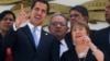 Michele Bachelet, Alta Comisionada de Derechos Humanos de la ONU, junto al presidente interino de Venezuela Juan Guaidó, en junio de 2019