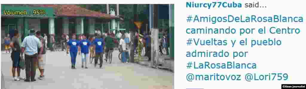 La rosa blanca Reporta Cuba Niurcys Acosta