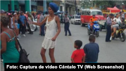 Imágenes de la protesta en La Habana