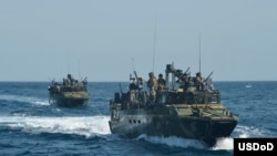 Botes de la armada de EEUU.