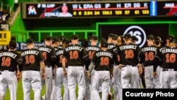 Marlins con #16
