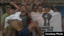 Activista en Placetas apoyan a Luis E Santos